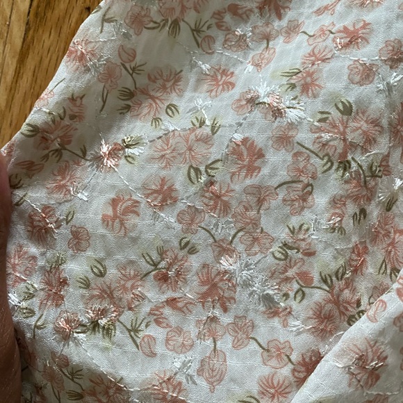 Cropped Floral Print Blouse - Picture 3 of 3